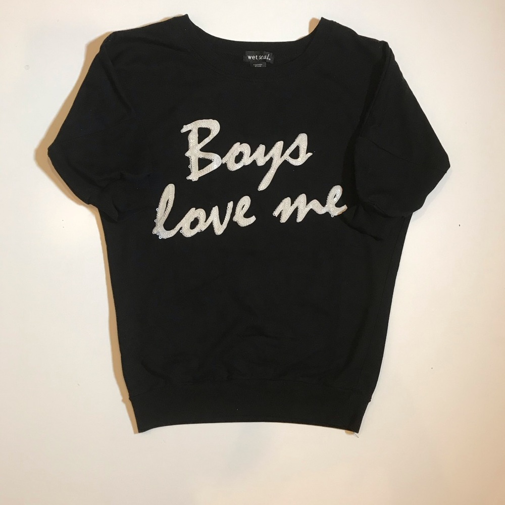 Boys Love Me Sweater Tee